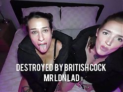 Australian Kiki and British Amy Pissed on and FUCKED HARD